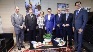 Leia mais sobre o artigo Ministro das Cidades, Jader Filho, recebe equipe do CFA e convite para palestrar no Enbra 2025